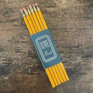 Vintage Ruwe Pencils Set of 12 Bonded Granite 555 2 4/8 Made in the USA NOS